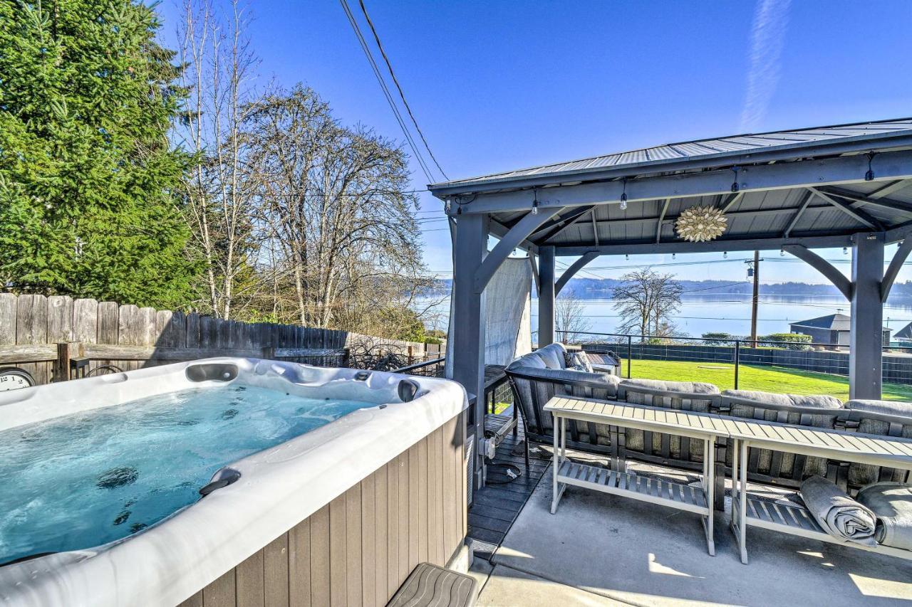 Puget Sound Cabin With Hot Tub And Water Views! Бремертон Экстерьер фото