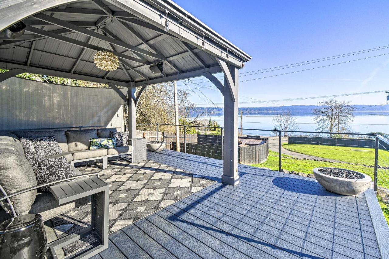 Puget Sound Cabin With Hot Tub And Water Views! Бремертон Экстерьер фото